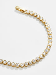 Amalie Tennis Bracelet - Gold/Pavé