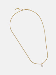 Victoria 18K Gold Necklace - Gold/Pavé