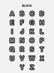 Heart Custom Initial Charm - Gold