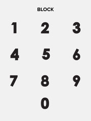 18K Gold Pavé Custom Number Necklace - 18K Gold. Pavé Cubic Zirconia Stones