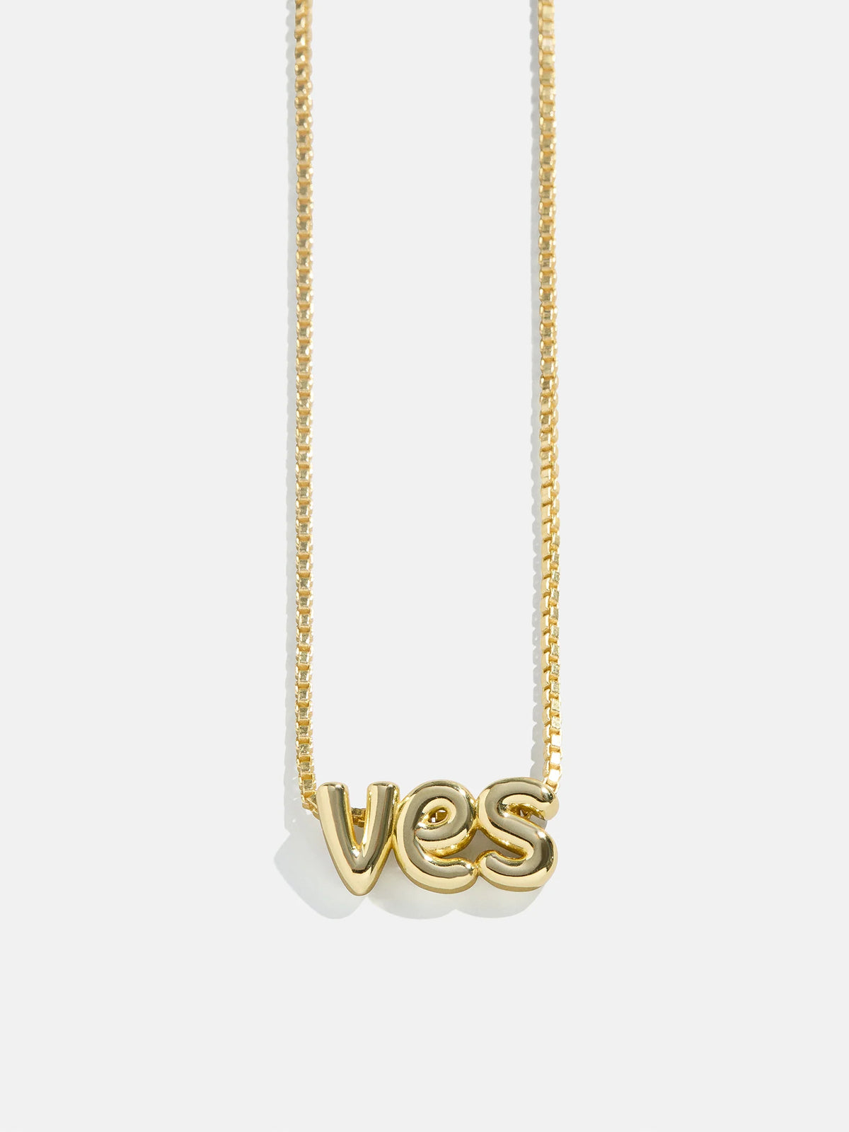 Bubble Custom Monogram Necklace