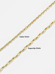 Cluster Custom Charm Necklace - Gold