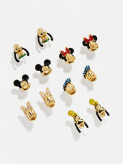 Disney Mickey Mouse 18K Gold Plated Sterling Silver Crystal Studs - Mickey Mouse
