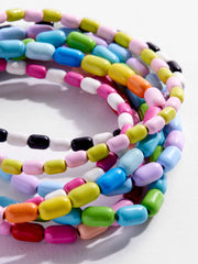 Bright Idea Enamel Beaded Bracelet Bundle - Multi