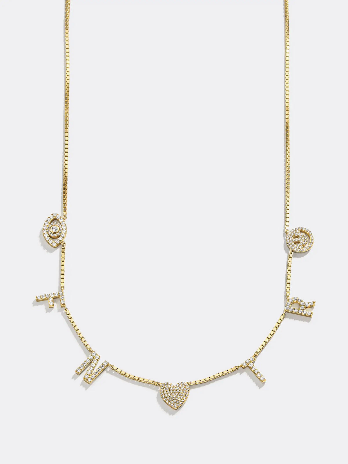 18K Gold Custom Icon Necklace - 18K Gold