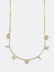18K Gold Custom Icon Necklace - 18K Gold