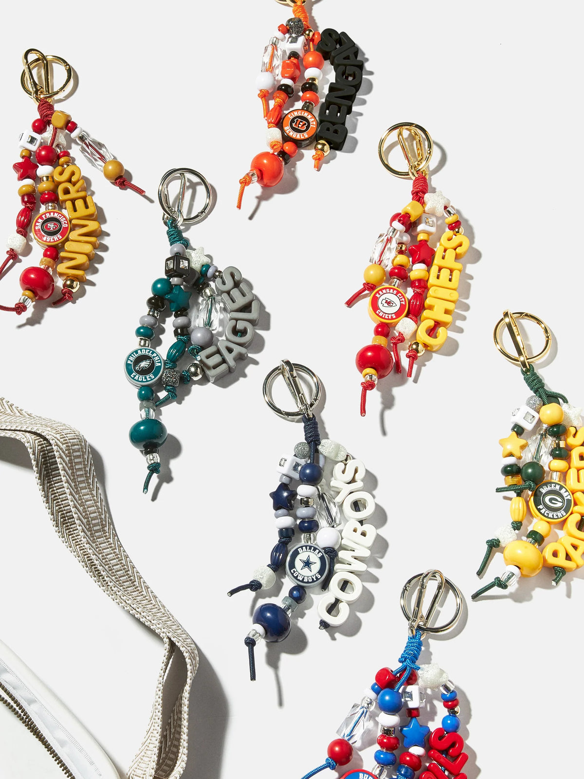 NFL Beaded Bag Charm - Green Bay Packers