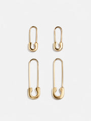 Mini Spillo 18K Gold Earrings - S