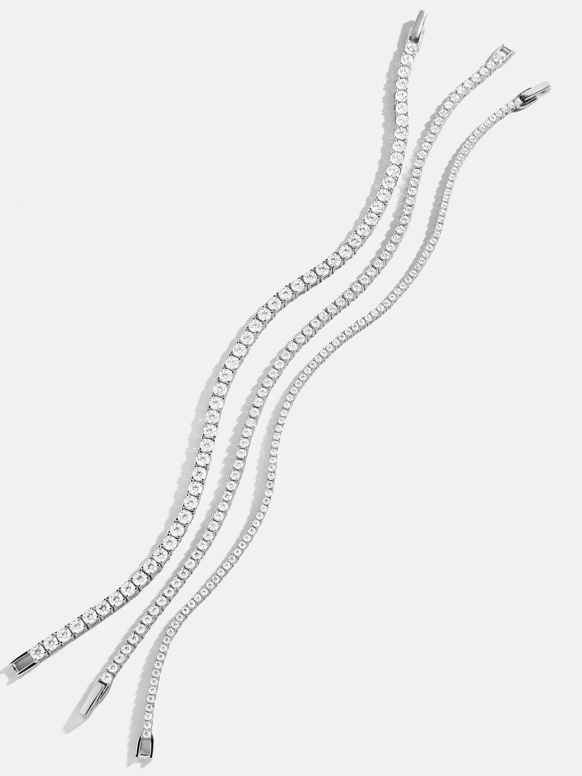 Billie Sterling Silver Tennis Bracelet  - Sterling Silver