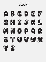 Kids' Custom Initial Bag Charm - 3 Letters